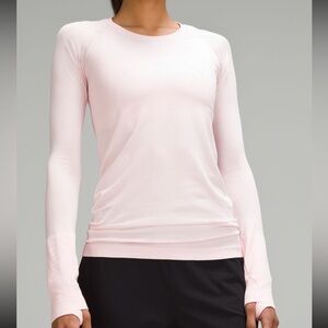 lululemon athletica Pale Pink Crewneck Long-Sleeve Sweater